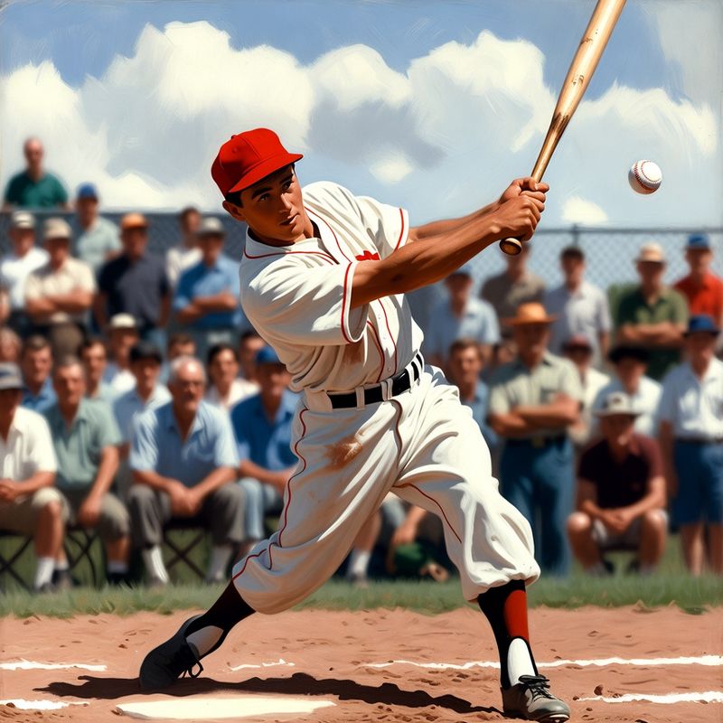photos-sports-editorial · Norman Rockwell Style — Baseball Player