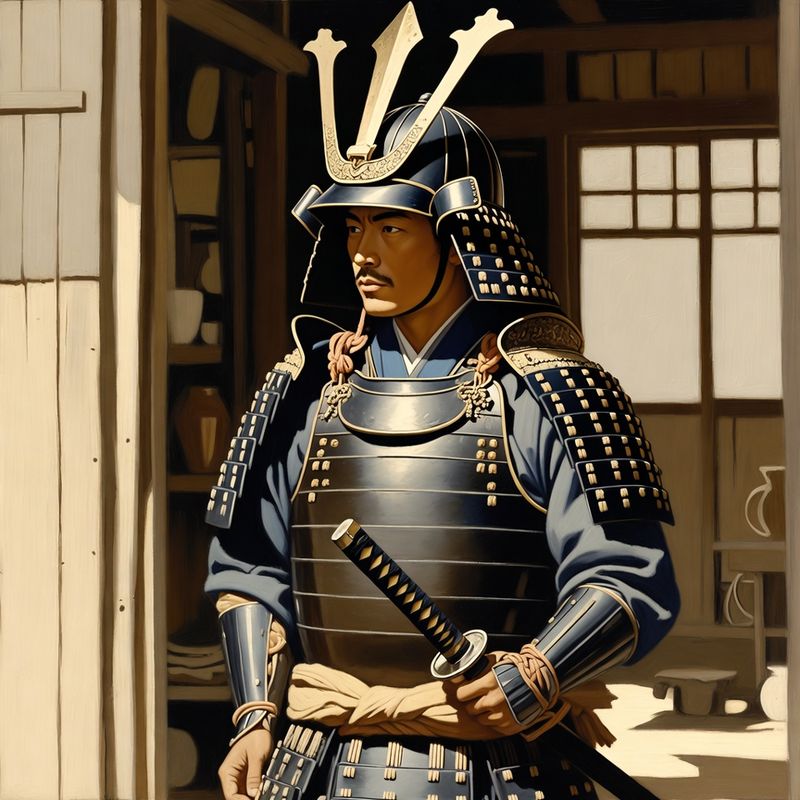 photos-sports-editorial · Norman Rockwell Style — Samurai