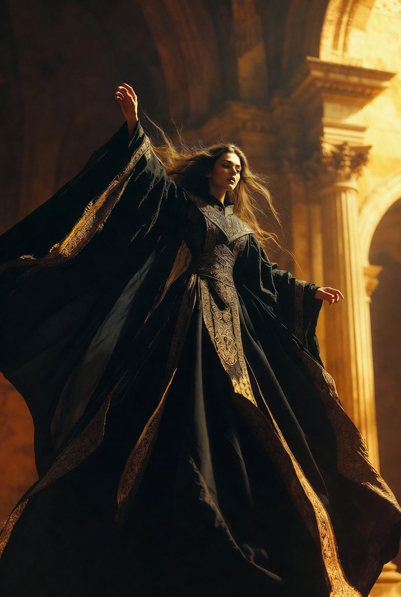 illustrations-fantasy-sorcery · beautiful · sorceress · helmut