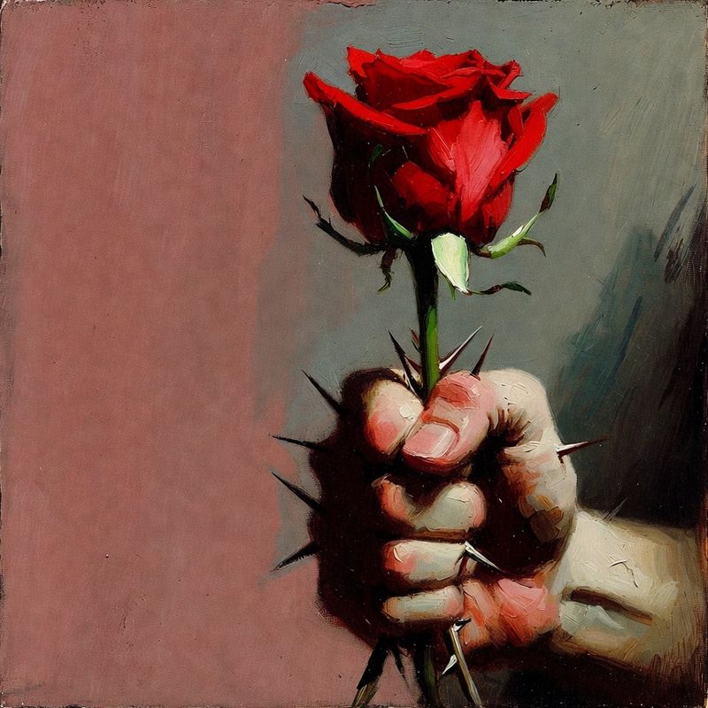 artistic-general · Rose Through the Fist