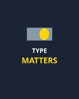 TYPE MATTERS — Minimal Typography apparel template
