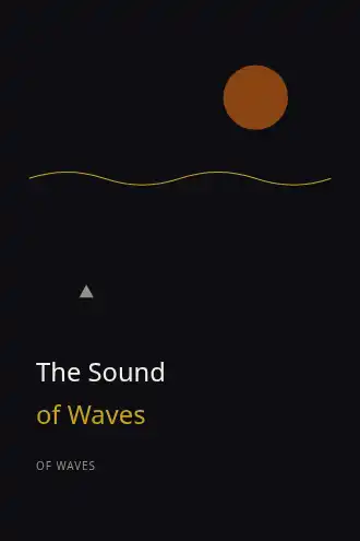 The Sound of Waves — Fiction & Literary template