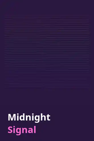 Midnight Signal — Mystery & Thriller template