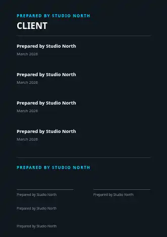 CLIENT PROPOSAL — Proposals & Pricing business template
