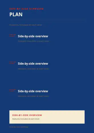 PLAN OPTIONS — Proposals & Pricing business template