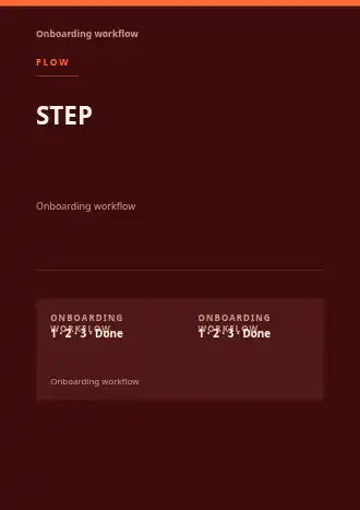 STEP PROCESS — SOPs & Process business template