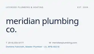 Meridian Plumbing Co. — Trades & Home Services template