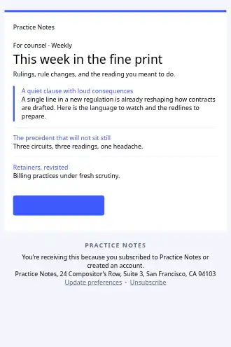 Practice Notes — Professional Digest — Newsletters & Digests html5 email template