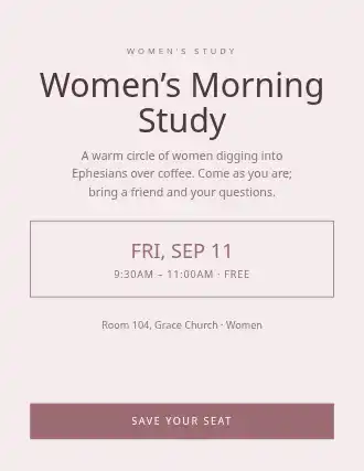 Women’s Morning Study — Studies template