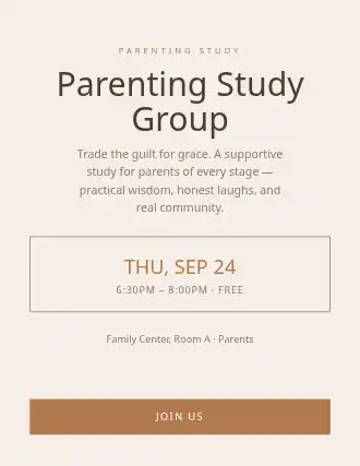 Parenting Study Group — Studies flyer template