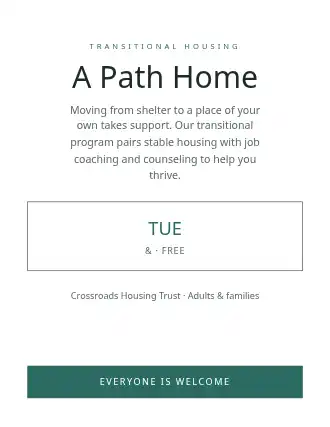 A Path Home — Homeless Shelters template