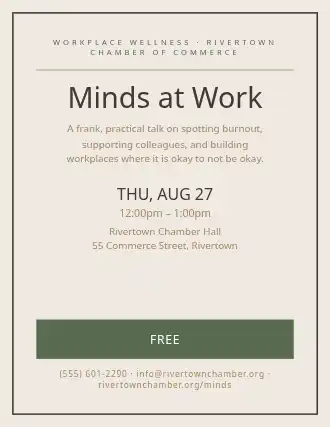 Minds at Work — Mental Health template