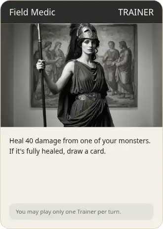 Field Medic — Monster Battler — Monster Battler template
