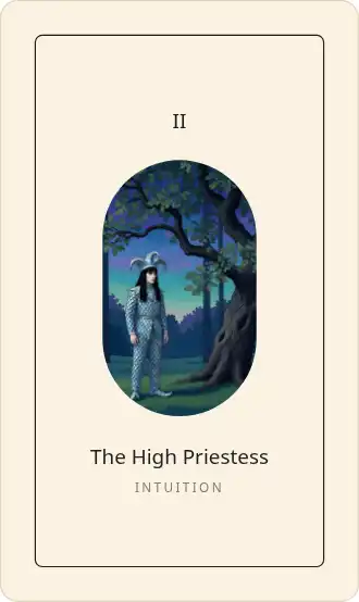 The High Priestess — Tarot & Oracle — Tarot & Oracle template