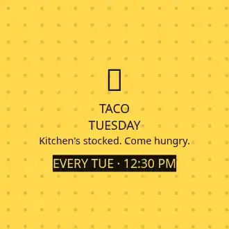 Event — dots — Event graphic template