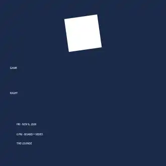 Game Night — Office & Community Socials invite-events template