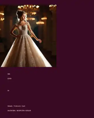 Quinceañera — Parties & Celebrations template