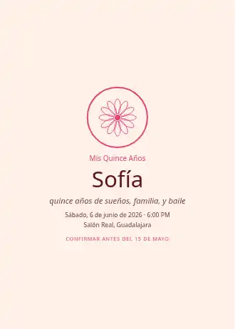 Sofía — Birthday template