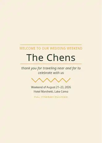 The Chens — Wedding invitation template