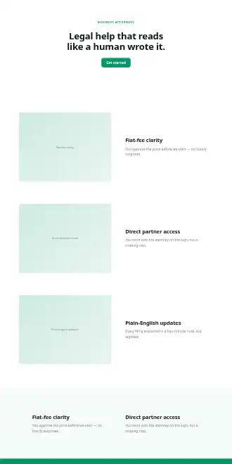 Northgate Legal — Micro Sites template
