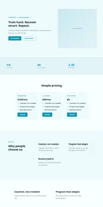 Summit Athletics — Micro Sites html5 microsite template