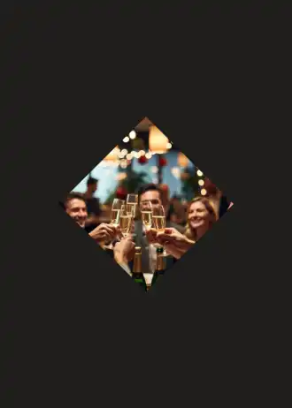 Cocktail diamond — Housewarming & dinner party template