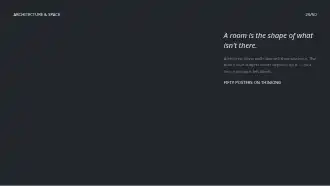 VOID — bigtype poster — Architecture & Space poster template