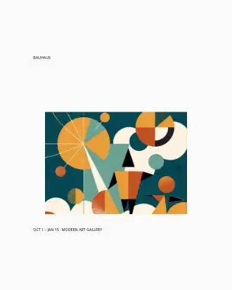BAUHAUS 100 — Design History template
