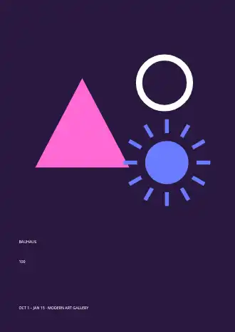 BAUHAUS 100 — Design History template