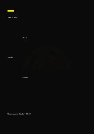 SILENT ROOMS — Film & Arts posters2 template