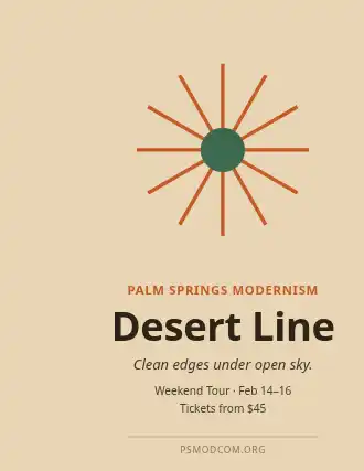 Desert Line — Art Deco & Travel template
