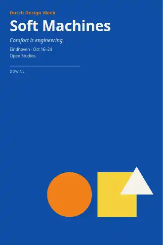 Soft Machines — Swiss & Modernist poster template