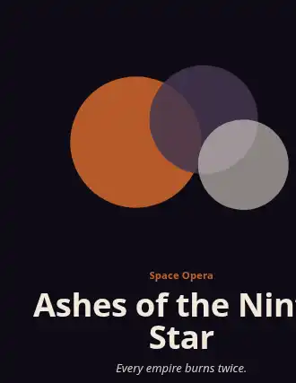 Ashes of the Ninth Star — Film & Noir poster template