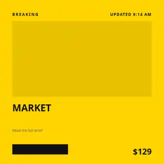 MARKET SHIFT — News, Alerts & Quotes social template