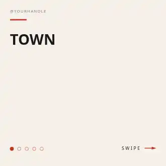 TOWN HALL — Corporate Social social template