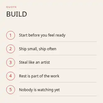 BUILD IN PUBLIC — News, Alerts & Quotes social template