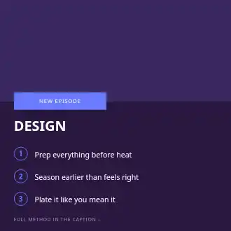 DESIGN SYSTEMS — Product & Podcast social template
