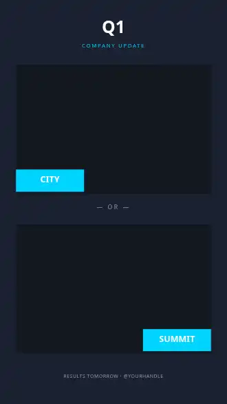 Q1 RESULTS — Corporate Social social template