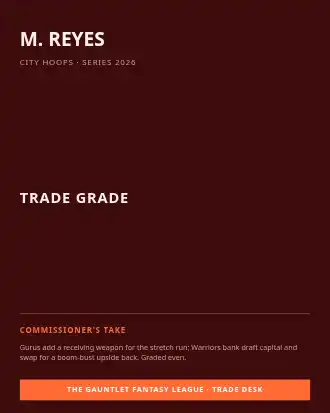 M. REYES — Trading Cards template