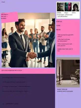 Crush — Lavender Teen Beat — Tabloids template