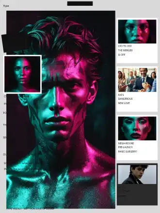 Hype — Brutalist Weekly — Tabloids template
