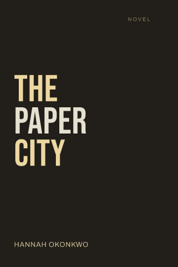 The Paper City — Fiction & Literary book cover template
