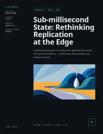 Sub-millisecond State: Rethinking Replication at the Edge — Tech & SaaS template